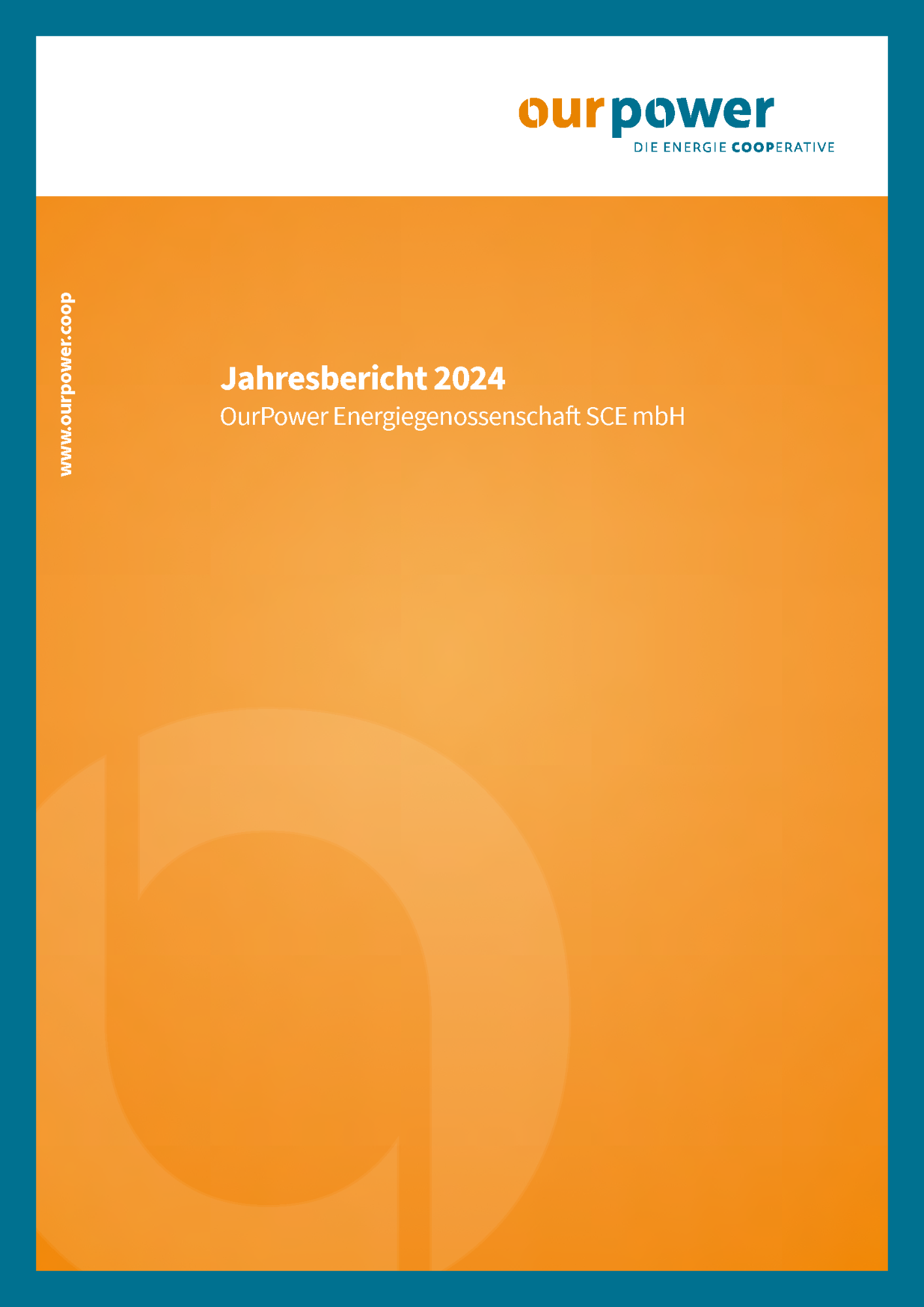 Bild von der ersten Seite des Jahresberichts